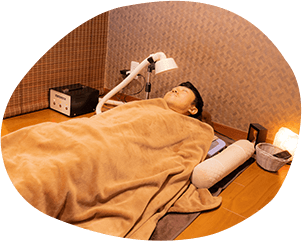 玉川温泉の岩盤浴イメージ